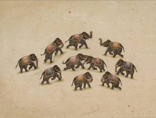 Amazon.com: Indian Elephants : circa 1850 : Fine Art Print: Posters & Prints