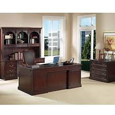 Garnet Cherry Executive Office Group Ofg Ex1124 Home Office Furniture Classy Professional Office Design Modern Office Design Furniture