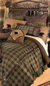 Rustic Bedding Sets For 2020 Cabin Bedding Lodge Comforters Rustic Bedding Sets Log Cabin Bedding Cabin Bedroom