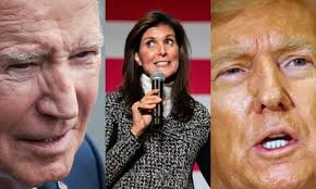 Nikki Haley fell in line behind Trump