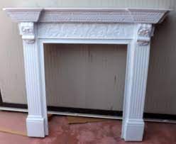 Cornice Per Camino In Legno Di Mogano Massello Color Bianco E Decapato Realizzato Ed Intarsiata Completamente A Cornice Per Camino Legno Arredamento Etnico