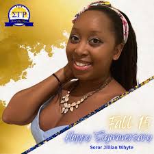 Happy Sigmaversary to TRS's very own champion, Soror Jillian Whyte. Thank  you for being our Sister's Keeper and for your continuous support to our  chapter and Sorority.💙💛⁠ ⁠ ⁠ #TRS2922 #TRSSIGMAVERSARY #BXPoodles #
