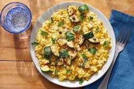 Summer fresh risotto recipe by feeling cookeat. Summer Vegetable Risotto With Saffron Parsley Recipe Vegetable Risotto Risotto Summer Vegetable