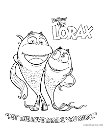 The lorax coloring pages offer children with a playful canvas to breathe life into the protagonist of the celebrated dr. Lorax Coloring Pages Humming Fish Coloring4free Coloring4free Com