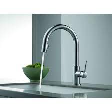 What kind of sink is under a kitchen sink? Delta 9159 Ar Dst Trinsic Single Handle Pull Down Kitchen Faucet With Diamond Seal Technology Best Kitchen Faucets Kitchen Faucet Reviews Delta Kitchen Faucet