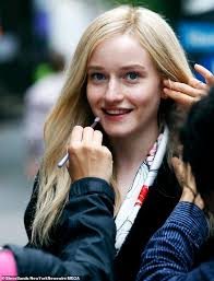 Julia Garner disappears into role of fake German heiress filming Inventing  Anna in NYC