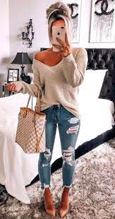 Simple Casual Outfits With Jeans For Women In Their 30 S Casual Fall Outfits Simple Casual Outfits Simple Fall Outfits