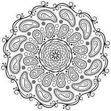 Have A Little Retro Fun With This Free Printable Coloring Page There Are Lots Of Littl Mandala Coloring Pages Free Printable Coloring Printable Coloring Pages