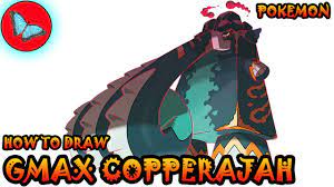 How To Draw Gigantamax Copperajah From Pokemon | Drawing Animals - YouTube