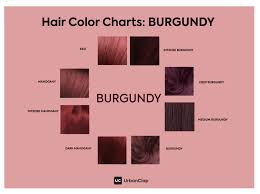 Dark brown eyes will pop whether you have light or dark hair. Not Too Purple Not Too Red Is What Makes Burgundy Such A Popular Choice Although Most Bu Hair Color Chart Hair Color Burgundy Hair Color For Warm Skin Tones