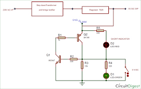 Circuit diagram on seekic is a collection of electronic circuits about automotive, light, telephone ecg recorder or biological signals preamplifier circuit as shown: Short Circuit Protection Circuit Circuit Diagram Electronics Circuit Circuit