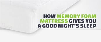 How Memory Foam Mattress Gives You A Good Night S Sleep Sleeptalkers Good Night Sleep Memory Foam Mattress Memory Foam