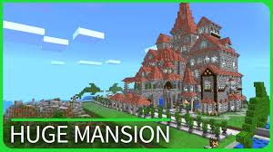 Love to play minecraft special editions then download minecraft bedrock edition free apk without paying money & get paid unlocked for free. Minecraft Pe Maps Huge Mansion Tour With Download Ios Android Mcpe 1 1 1 1 4 Youtube