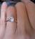 3 Carat Cushion Cut Solitaire Diamond Ring