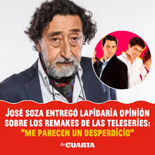 José Soza, el reconocido actor nacional ícono de los 90, compartió su  opinión sobre los remakes que ha realizado Mega, de producciones como El  Señor de la Querencia y Amores de Mercado.