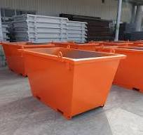 Mild Steel Garbage Waste Bin Mini Crane Lift Bin