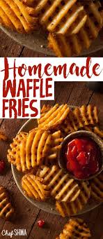 These savory potato waffles are similar to potato pancakes, but in waffle form. Homemade Waffle Fries Awesome Recipe Tastes Amazing And Doesn T Take A Long Time Homemade Waffles Fries Recipe Homemade Waffle Fries