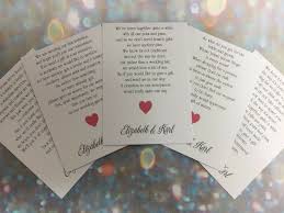 This unique little recipe box is made from bamboo, and holds 4 by 6 inch recipe cards (that they, or you, will need to provide). 25 X Personalised Heart Wedding Gift Poem Cards Money Honeymoon Wish Poems Ebay