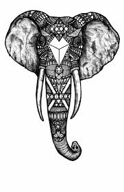 1001 Photos De Dessin Noir Et Blanc Qui Vont Vous Aider A Ameliorer Votre Technique Dessin Noir Et Blanc Tatouage D Elephant Photo Dessin