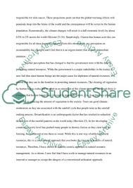 Sustainable Management Of Natural Resources Essay