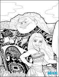 This Beautiful Moana And Maui Coloring Page From Moana Coloring Pages More Moana An Moana Coloring Pages Disney Princess Coloring Pages Cartoon Coloring Pages