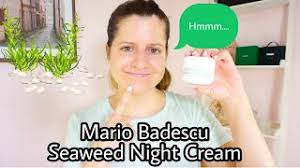 Enriched with seaweed, collagen, and hyaluronic acid, seaweed night cream delivers maximum moisture without the use of heavy ingredients. Mario Badescu Seaweed Night Cream Is This Any Good Youtube