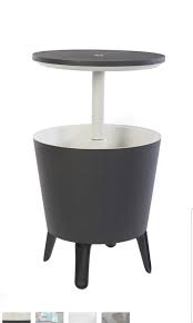 This woodworking plan is beginner friendly by simplifying the round coffee table shape and traditional interlocking farmhouse x legs into. Keter 7 5 Gallon Cool Bar Coffee Table Garden Balcony Patio Modern Smooth Style With Legs Outdoor