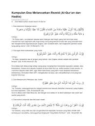 Meski demikian, saat turun hujan juga menjadi saat yang paling mustajab untuk memanjatkan doa. Kumpulan Doa Melancarkan Rezeki