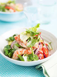 Salade De Scampis A La Feta Erwtensalade Gezonde Lunchrecepten Snelle Gezonde Maaltijden