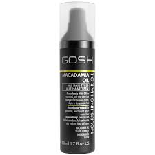 Hot oils can be massaged into the scalp and add shine to dry hair. Gosh Nourishing Hair Oil Macadamia Oil 50 Ml