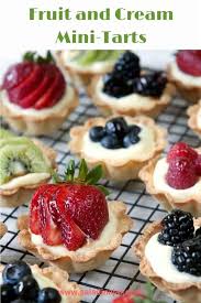 No bake cheesecake bites is an easy mini dessert recipe. Mini Fruit Tarts With Vanilla Pastry Cream And The Best Shortbread Crusts