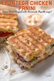 Panera S Frontega Chicken Panini Recipe With Homemade Chiptole Mayo Recipe Panera Recipes Panini Recipes Chicken Chicken Panini