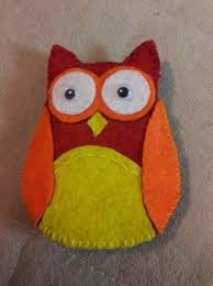 Tecido 100% algodao fibra para enchimento pau de canela altura do mobile 57cm. Bulles De Plume Diy Hibou En Feutrine