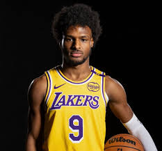 Bronny James in his first G...