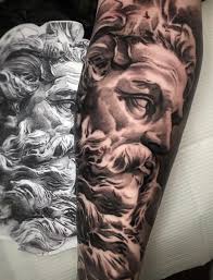 Being an olympian god who dictated the heavens and the weather, he is usually pictured holding a sceptre and thunderbolt in each hand. Nitu Tattoo On Twitter Zuse Zeus Tattoo Tattooart Tattooartist Tattooideas Zuestattoo Godtattoo Realistictattoo Killerink Realism Gods Blackandgrey Killerinktattoo Barberdts Tattooed World Inkedmag Theinkedmag Https T Co