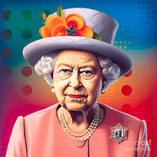 Queen Elizabeth II 3 Digital Art by Mark Ashkenazi