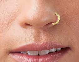 Designer Crystal Nose Ring Indian Wedding Nath Nose Jewellery Etsy In 2021 Nose Jewelry Gold Nose Rings Nose Ring