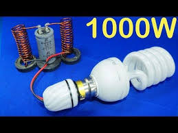 Wireless Free Energy Device For Lights Diy Science Experiments Free Electricity Generator 1000w 240v Cfl Energy Light Bulb Ac Electric Science Experiment Youtube