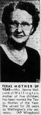 Jennie Stella Dysart Holcomb (1892-1985)