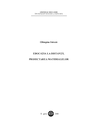 Maybe you would like to learn more about one of these? Pdf EducaÅ£ia La DistanÅ£Ä Proiectarea Materialelor Olimpius Istrate Academia Edu