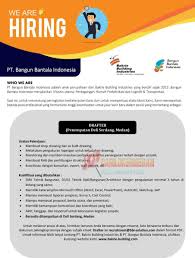 Check spelling or type a new query. Loker Medan Lowongan Kerja Tamatan Sma Smk Sederajat Dan D3 S1 Untuk Posisi Pelaksana Proyek Drafter Pelaksana Proyek Di Pt Bangun Bantala Indonesia Bantala Penempatan Deli Serdang Medan Juli 2021 Newstulistiwa