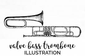 8 trombone vectors & graphics to download trombone 8. Trombone Vintage Instruments Slide Valve Bass Trombone 202330 Illustrations Design Bundles