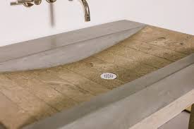 quarry sink concrete wave design