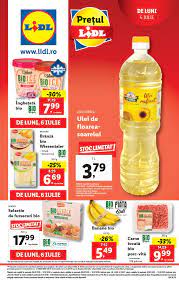 Este o sursă bogată de grăsimi nesaturate și de vitamina e. Catalog Lidl Oferte 06 12 Iulie 2020 Catalog Az