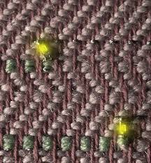 Technique For Weaving Conductive Thread Directly Into Fabric Http Www Weavezine Com Content Clasped Weft Weaving Con Conductive Thread Smart Textiles Weaving