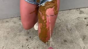 Horny German scat Blonde gets on her legs diarrhea and piss in public XXX  Porn Video - PervertTube.com