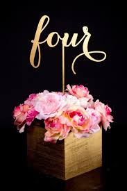 Gold Wedding Table Numbers By Better Off Wed On Etsy Https Www Etsy Com Listing 182109259 Set Wedding Table Numbers Gold Table Numbers Wedding Wedding Table