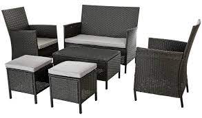 Maybe you would like to learn more about one of these? Buy Argos Home 6 Seater Rattan Effect Sofa Set Dark Grey Patio Sets Argos