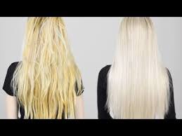 Cool toned platinum blonde luxy hair extensions. How To Remove Brass From Blonde Hair Tone Hair At Home Youtube