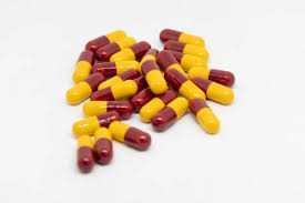 Available in blister packs of 20 capsules. Medication Concept Many Yellow Green Capsules Of Tramadol 50 Mg Isolated On White Background Narcotic Like Pain Reliever Used To Treat Moderate To Severe Pain Selective Focus And Copy Space 207672596 Larastock